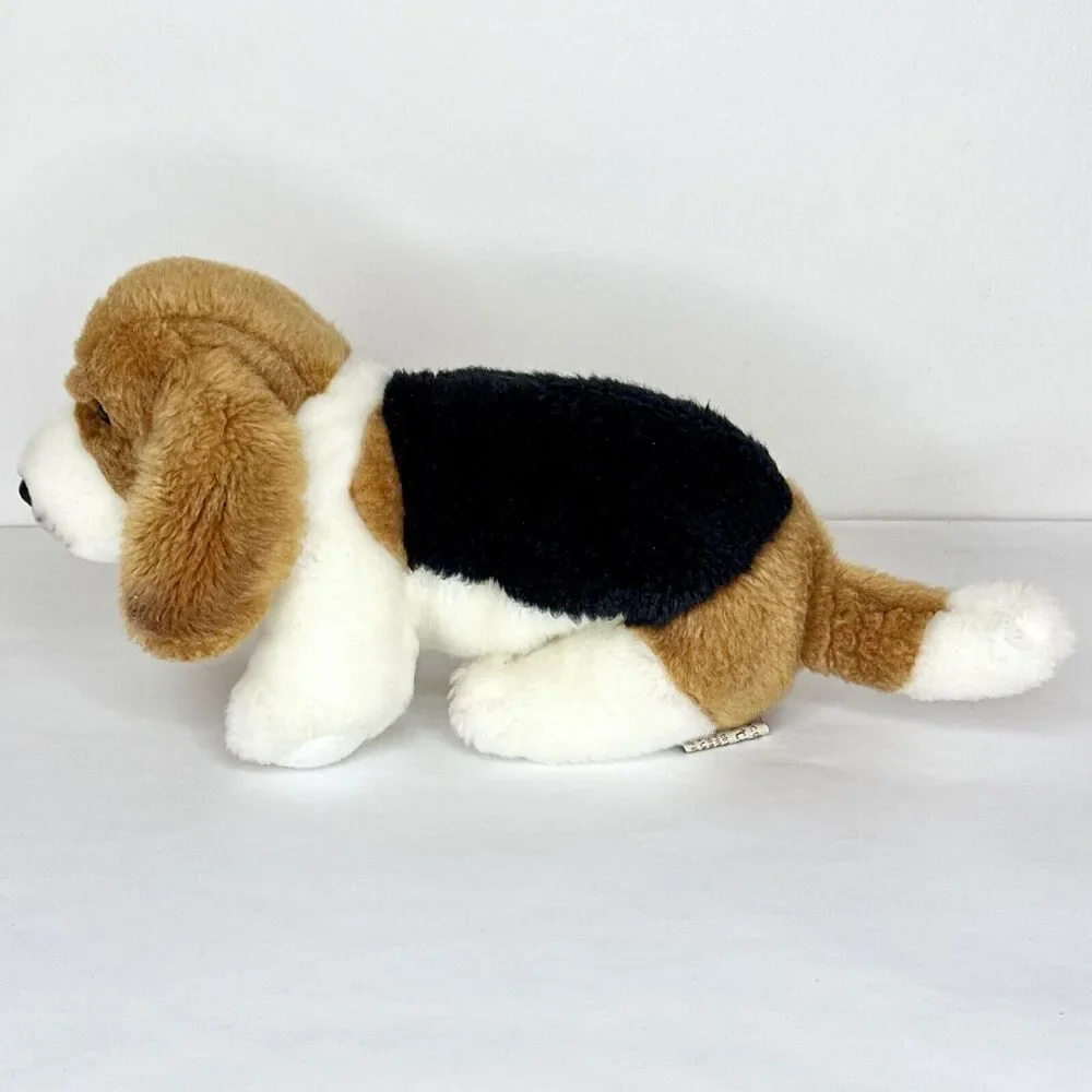 Nat & Jules 2015 Dog Basset Hound stuffed animal Plush Demdaco 13 inch‎
